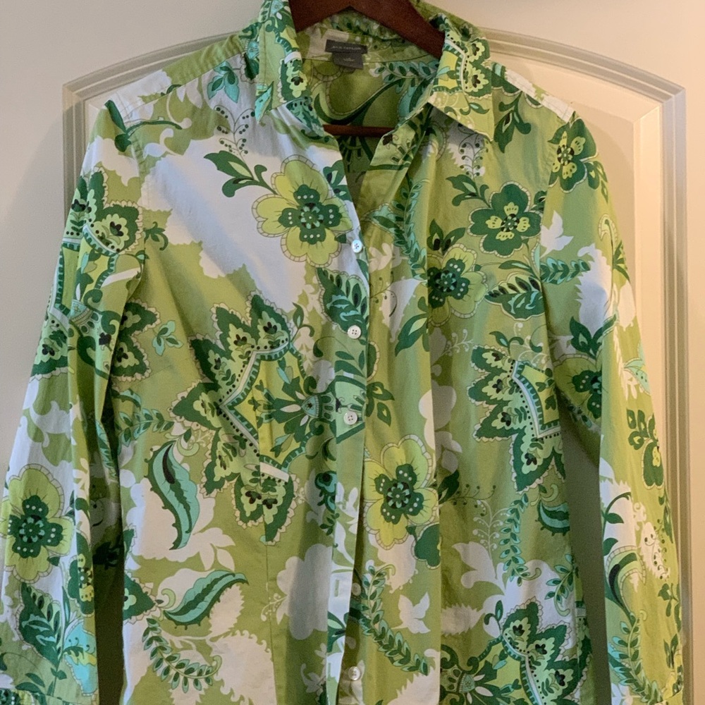 Long sleeve floral top